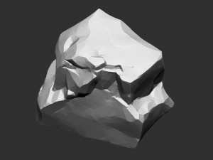 3D Mountain rock Zbrush sculpt 3D Model
