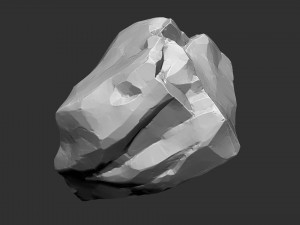 3D Mountain rock Zbrush sculpt 3D Model