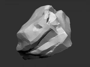 3D Mountain rock Zbrush sculpt 3D Model