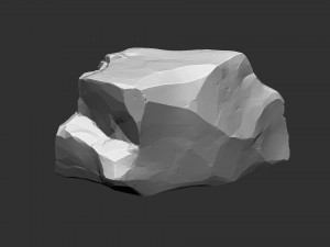 3D Mountain rock Zbrush sculpt 3D Model