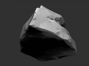 3D Mountain rock Zbrush sculpt 3D Model