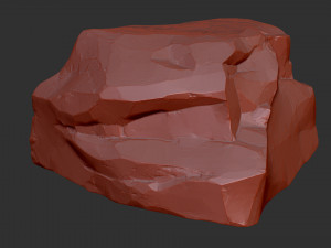 3D Mountain rock Zbrush sculpt 3D Model