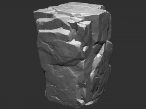 3D Mountain rock Zbrush sculpt 3D Модель
