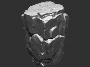 3D Mountain rock Zbrush sculpt 3D Модель