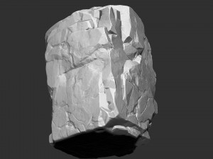 3D Mountain rock Zbrush sculpt 3D Модель