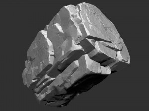 3D Mountain rock Zbrush sculpt 3D Модель
