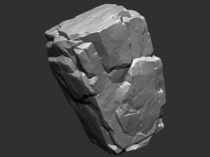 3D Mountain rock Zbrush sculpt 3D Модель