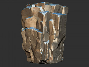 3D Mountain rock Zbrush sculpt 3D Модель