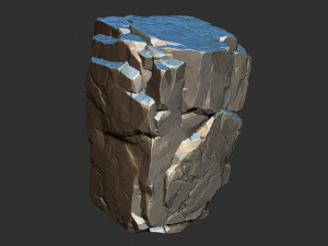 3D Mountain rock Zbrush sculpt 3D Модель