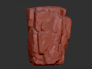 3D Mountain rock Zbrush sculpt 3D Модель
