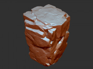3D Mountain rock Zbrush sculpt 3D Модель