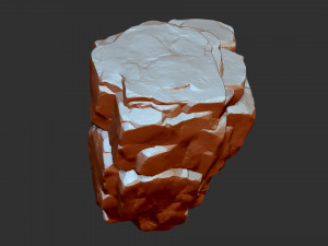 3D Mountain rock Zbrush sculpt 3D Модель