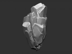 3D Mountain rock Zbrush sculpt Model 3D