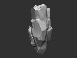 3D Mountain rock Zbrush sculpt Model 3D