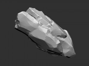 3D Mountain rock Zbrush sculpt Model 3D