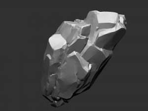 3D Mountain rock Zbrush sculpt Model 3D