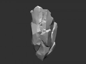 3D Mountain rock Zbrush sculpt Model 3D