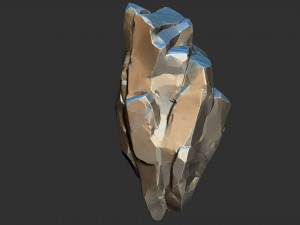 3D Mountain rock Zbrush sculpt Model 3D