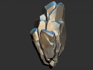 3D Mountain rock Zbrush sculpt Model 3D