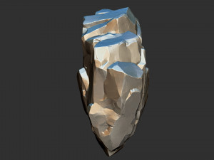 3D Mountain rock Zbrush sculpt Model 3D