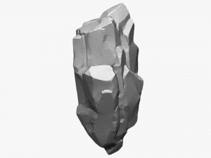 3D Suspended Mountain Zbrush sculpt Modelo 3D