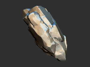 3D Suspended Mountain Zbrush sculpt Modelo 3D