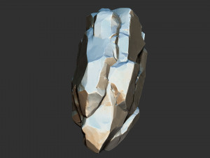 3D Suspended Mountain Zbrush sculpt Modelo 3D