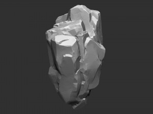 3D Suspended Mountain Zbrush sculpt 3Dモデル