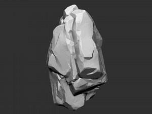3D Suspended Mountain Zbrush sculpt 3Dモデル