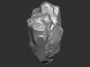 3D Suspended Mountain Zbrush sculpt 3Dモデル