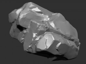 3D Suspended Mountain Zbrush sculpt 3Dモデル