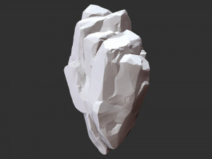 3D Suspended Mountain Zbrush sculpt 3Dモデル