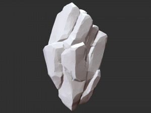 3D Suspended Mountain Zbrush sculpt 3Dモデル