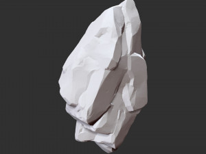 3D Suspended Mountain Zbrush sculpt 3Dモデル