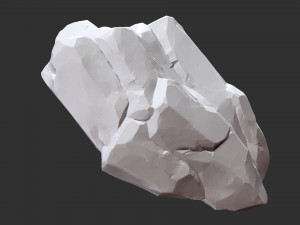 3D Suspended Mountain Zbrush sculpt 3Dモデル