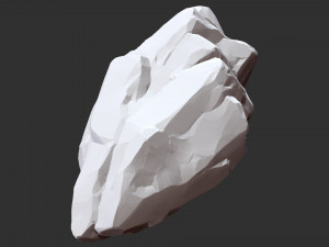 3D Suspended Mountain Zbrush sculpt 3Dモデル