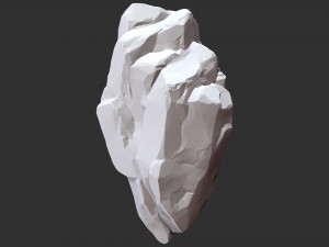 3D Suspended Mountain Zbrush sculpt 3Dモデル