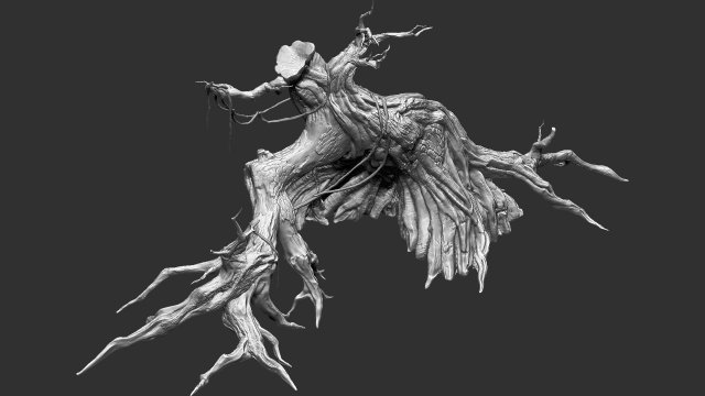 Fantasy tree 3D 模型 .c4d .max .obj .3ds .fbx .stl .blend 