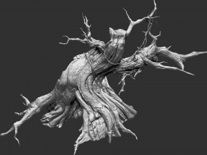 Fantasy tree 3D 模型