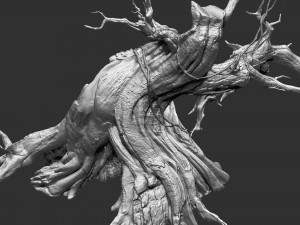 Fantasy tree 3D 模型