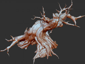 Fantasy tree 3D 模型
