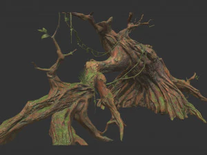 Фантазійне дерево 3D Модель