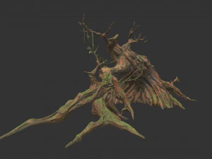 Фантазійне дерево 3D Модель
