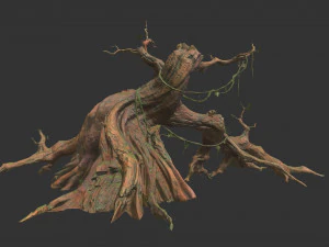Фантазійне дерево 3D Модель