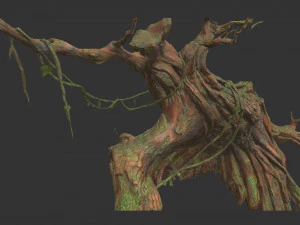 Фантазійне дерево 3D Модель