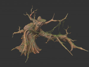 Fantasy tree Modelo 3D