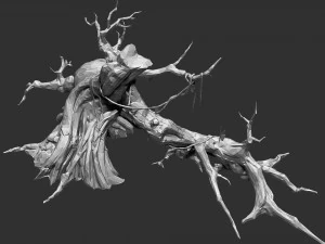 Фантазійне дерево 3D Модель