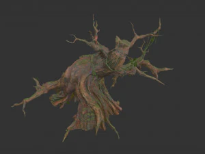 Фантазійне дерево 3D Модель