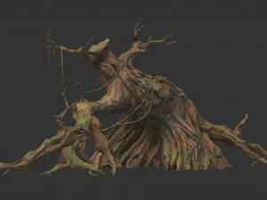 Фантазійне дерево 3D Модель