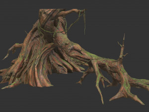 Fantasy tree Modelo 3D